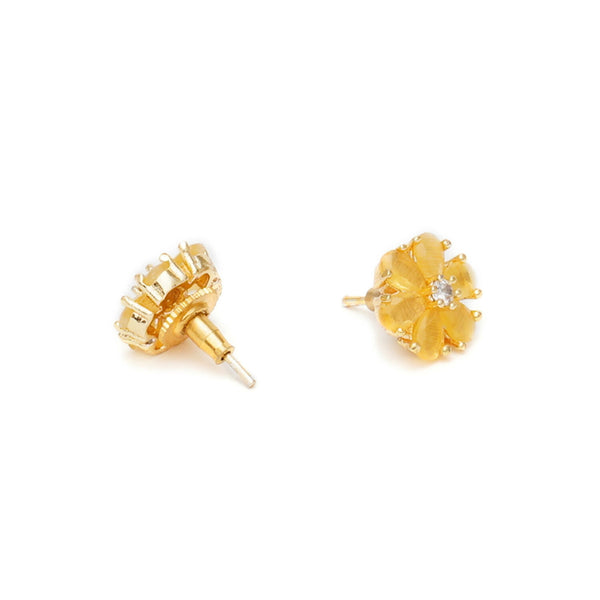 stone stud (yellow) - Ruby Raang - Distacart