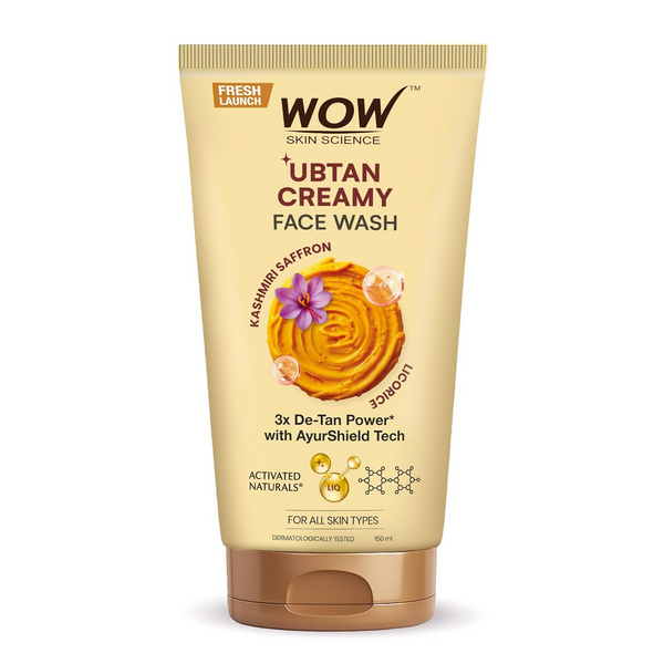 WOW Skin Science Ubtan Creamy Face Wash