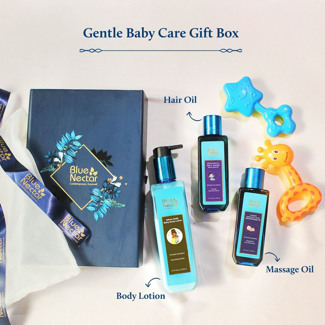 Blue Nectar Full Body Baby Care Gift Set - Distacart