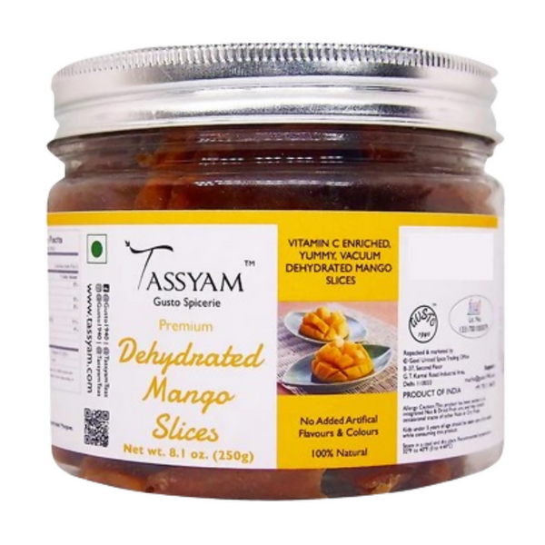 Tassyam Organics Dehydrated Mango Slices - Distacart