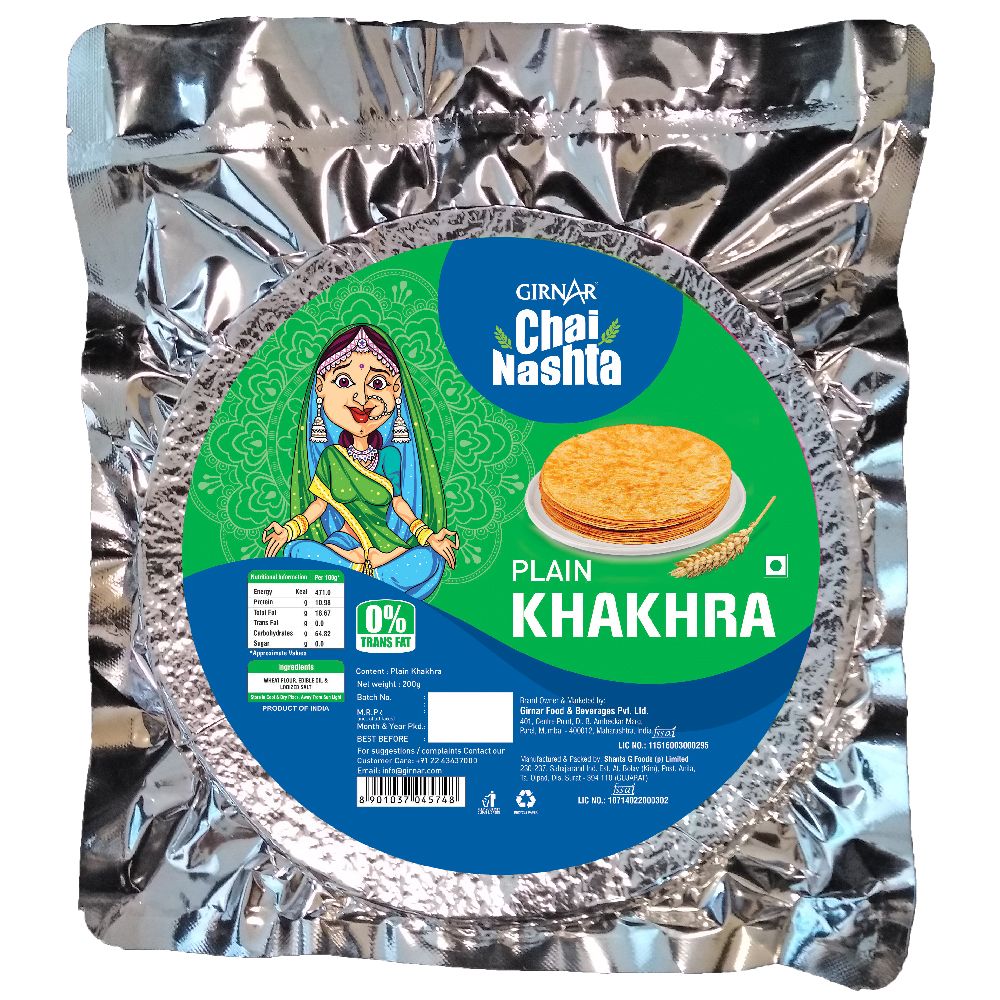 Girnar Chai Nashta - Plain Khakhra - Distacart