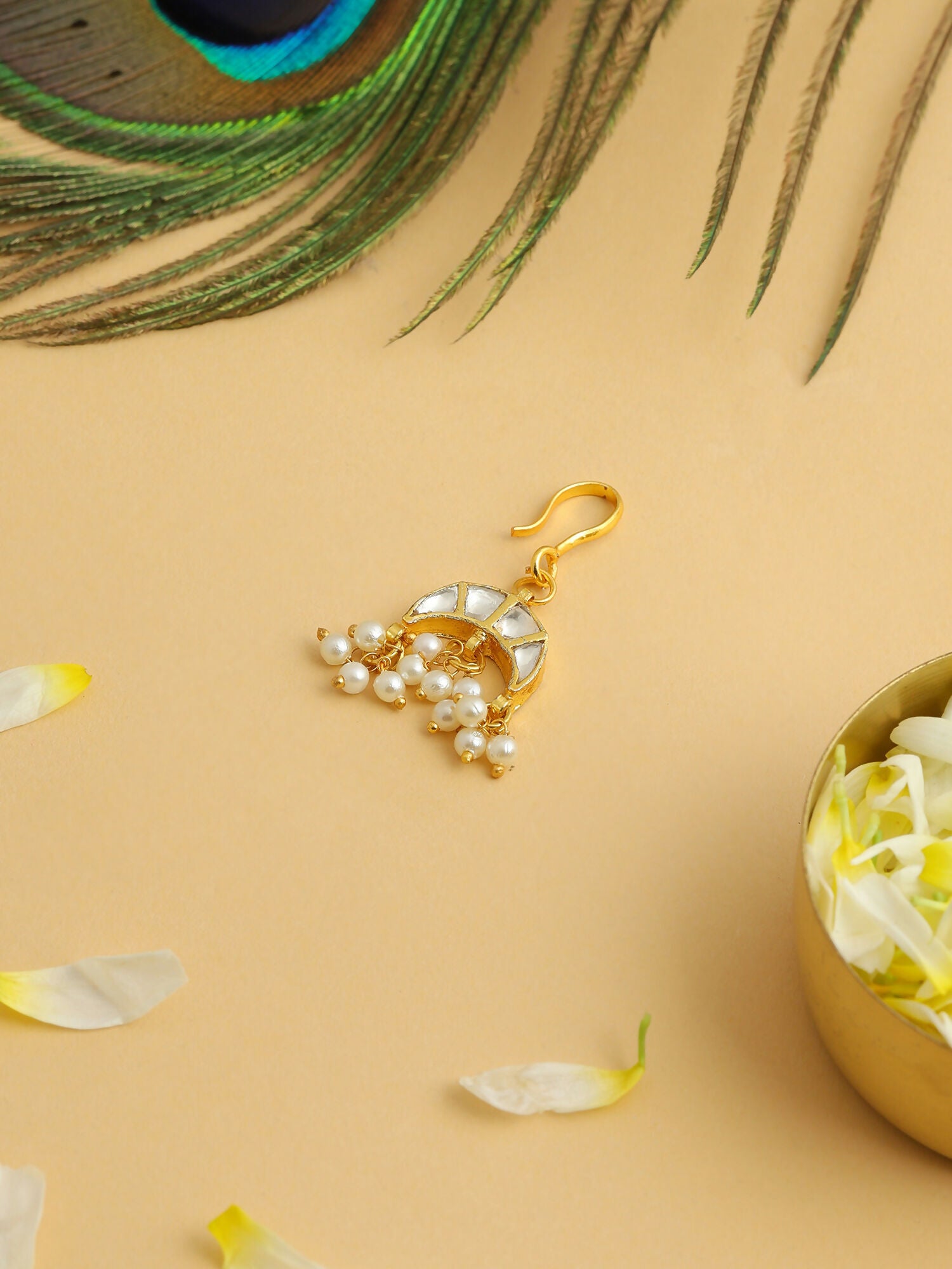 Ruby Raang Dangling Jhumka Hair Pin