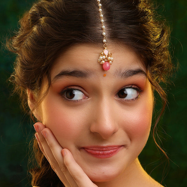 Ruby Raang Sitara Sparkle Maang Tikka - Distacart