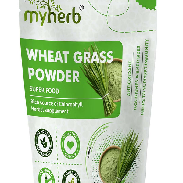 Myherb Natural Organic Wheat Grass Powder - Distacart