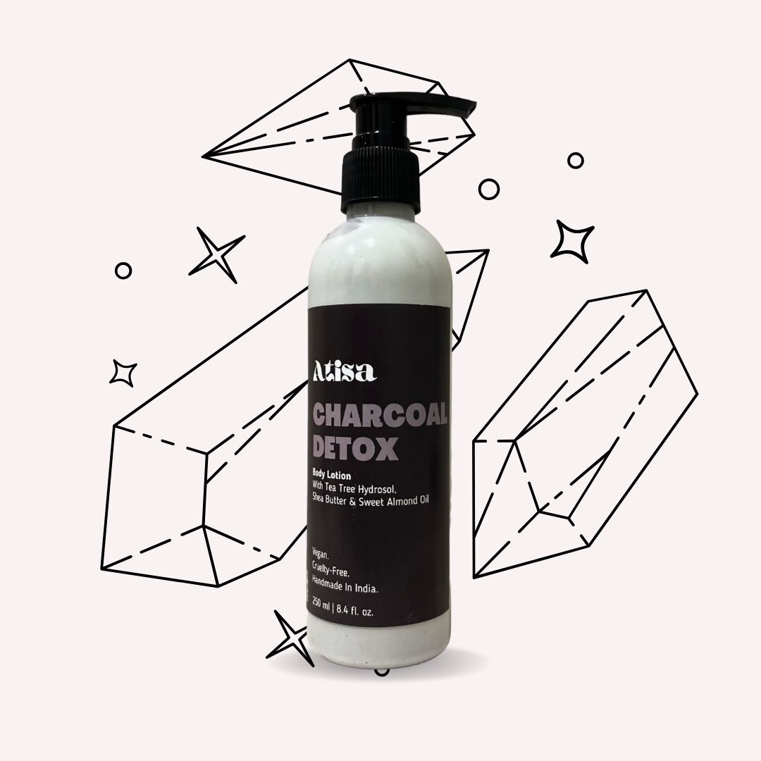 Atisa Charcoal Detox Body Lotion - Distacart