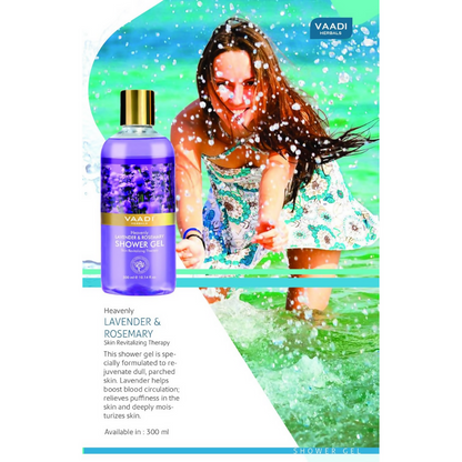 Vaadi Herbals Shower Gel - Heavenly Lavender and Rosemary - Distacart
