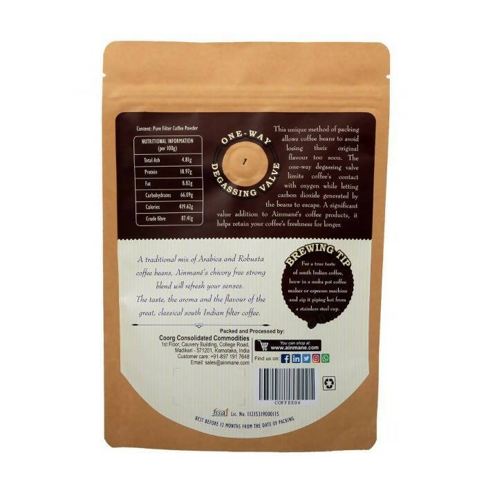 Ainmane South Indian Blend - Arabica and Robusta - Distacart