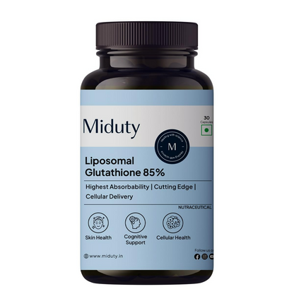 Miduty by Palak Notes Liposomal Glutathione 85% Capsules - Distacart