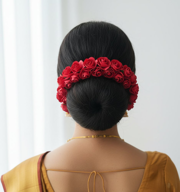 Red Rose Gajra - Dista