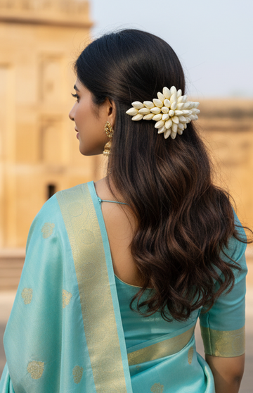 Artificial Jasmine Hair Clip - Dista