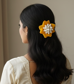 Thumbnail for Yellow Petals Flower Brooch - Dista