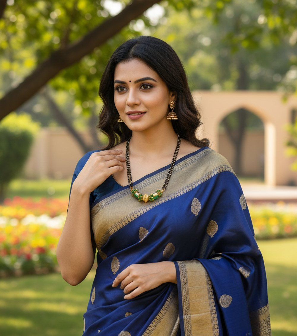 Cute Traditional Designer Beaded Mangalsutra