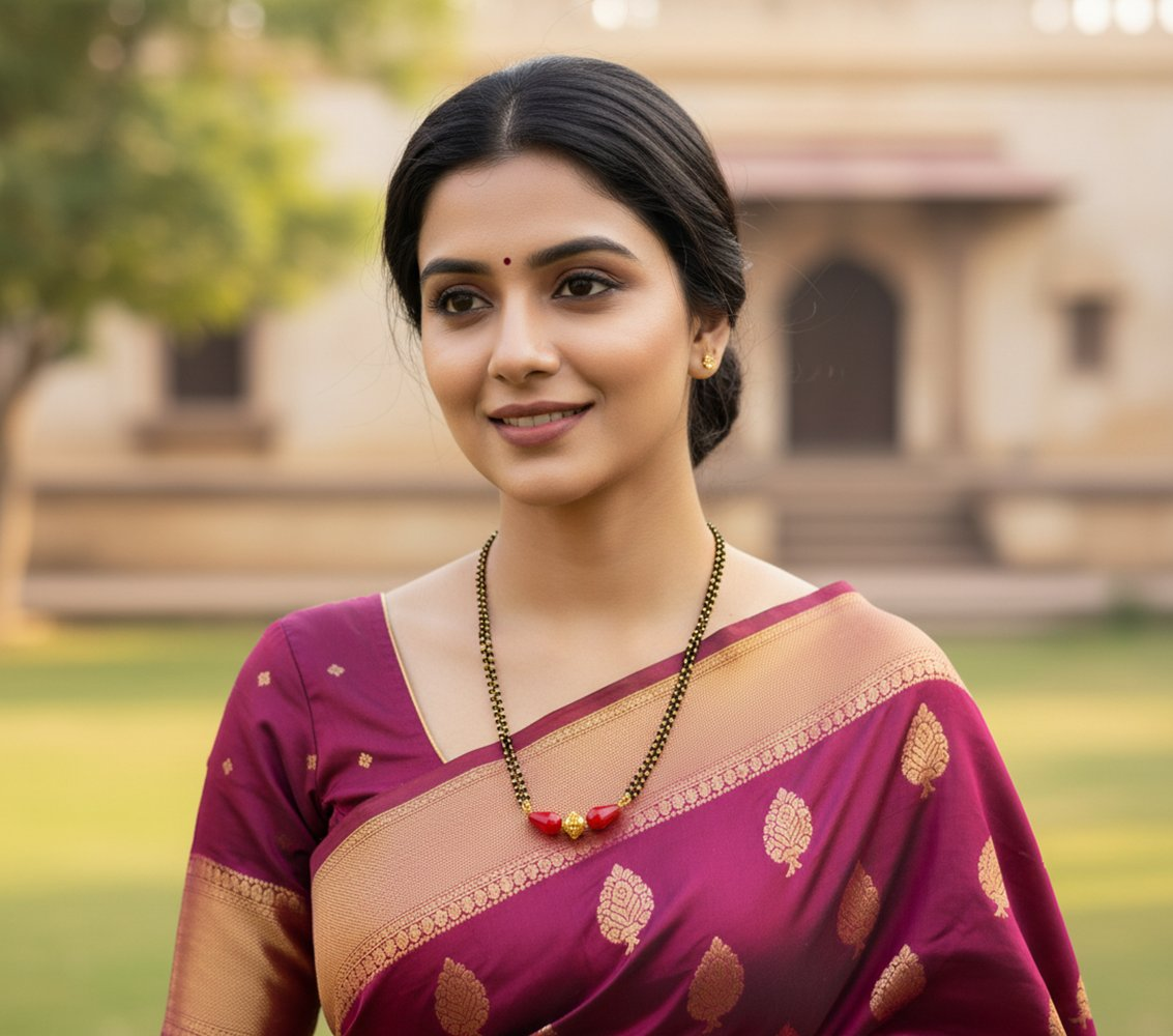 Pretty Beaded Mangalsutra