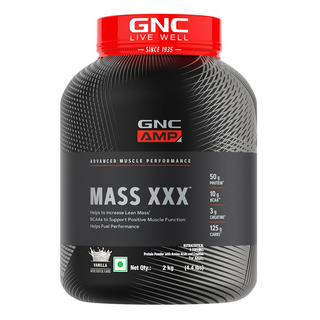 GNC AMP XXX Mass Gainer Boosts Lean Muscle Gains Flavour Vanilla