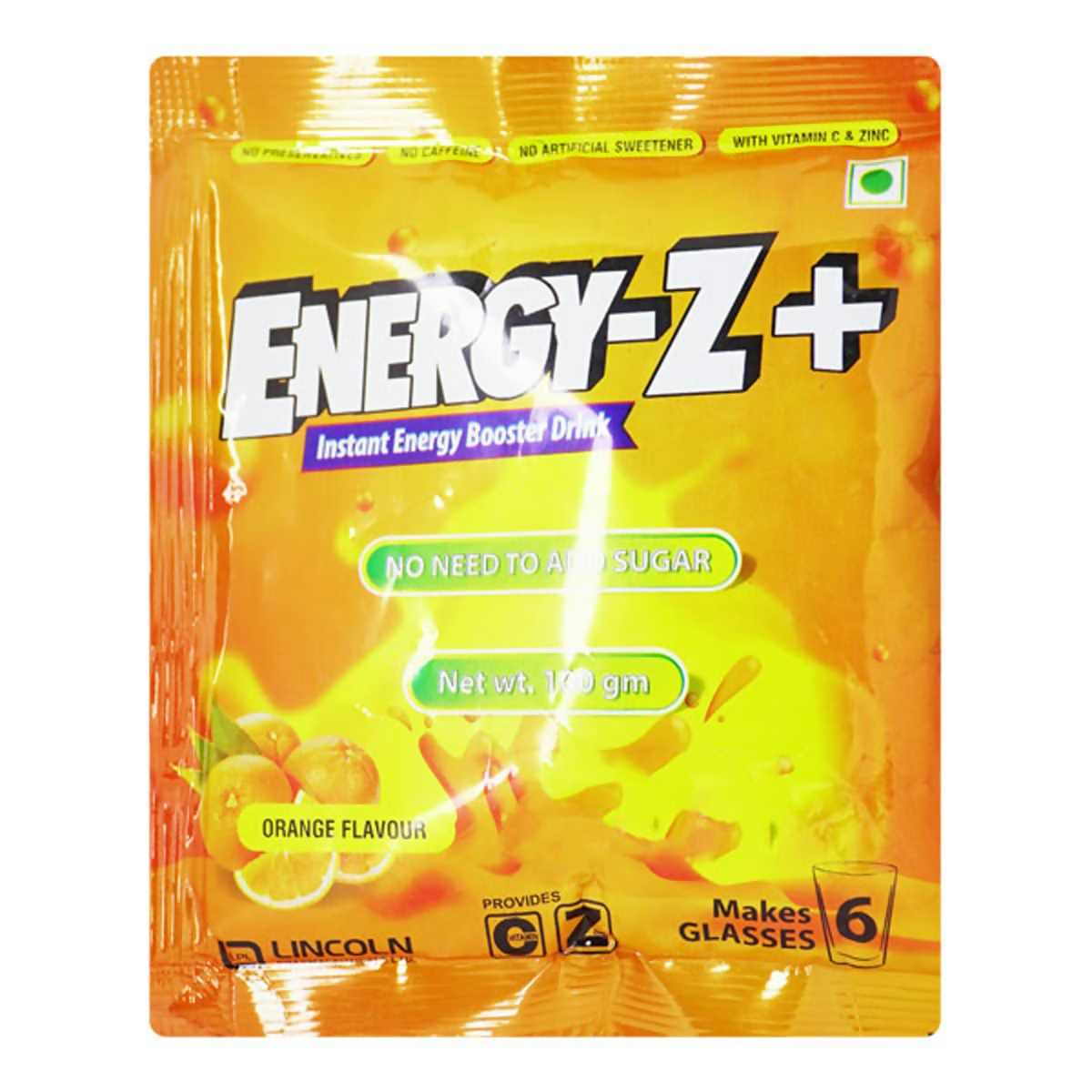 Energy-Z+ Orange Flav Energy Drink - Sachets - Distacart