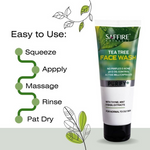 Thumbnail for Saffire Naturals Tea Tree Purifying & Cleansing Face Wash - Distacart