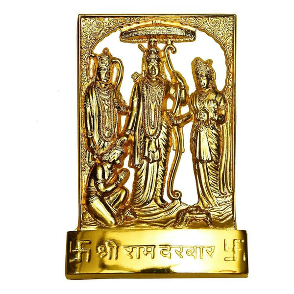 Rudradivine Brass Ram Darbar Murti Idol Statue - Distacart