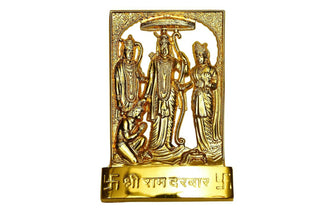 Rudradivine Brass Ram Darbar Murti Idol Statue - Distacart