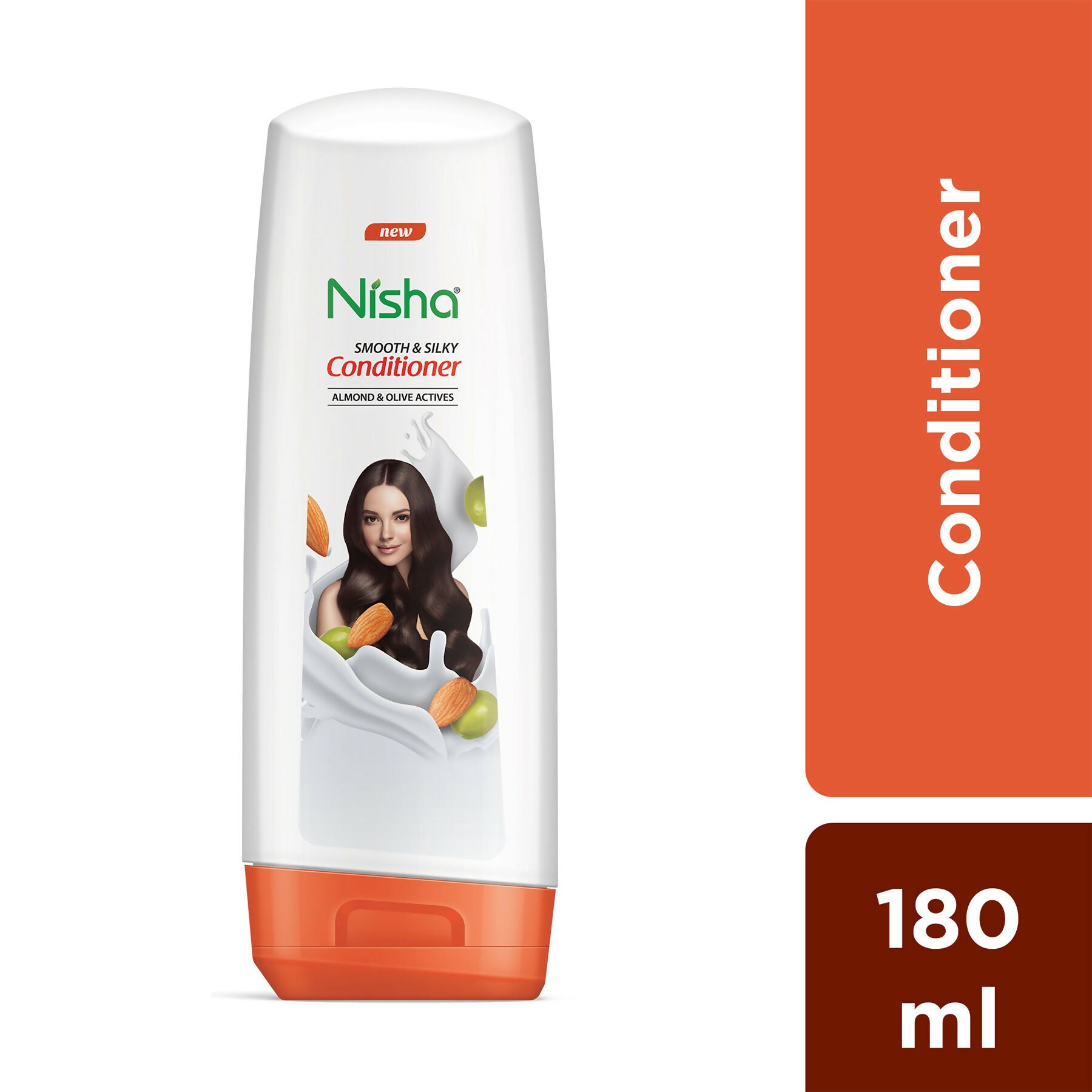 Nisha Conditioner For Women, Almond & Olive Actives, Hair Conditioner - Distacart