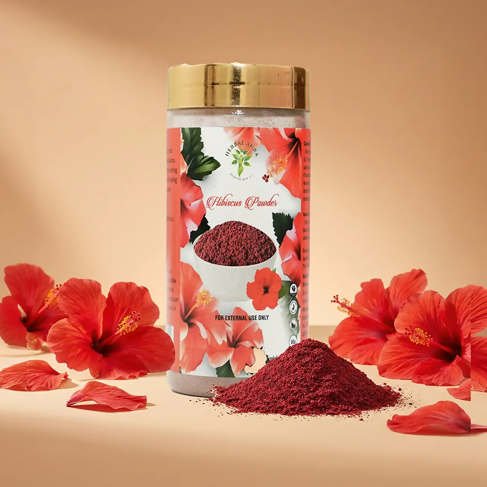 Herbal Aura Hibiscus Powder - Distacart