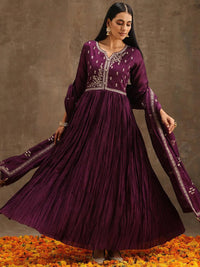 Thumbnail for https://cdn.shopify.com/s/files/1/0341/4805/7228/files/purple-embroidered-silk-blend-anarkali-kurta-with-trousers-and-dupatta-libas-1.jpg?v=1739541740