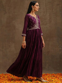 Thumbnail for https://cdn.shopify.com/s/files/1/0341/4805/7228/files/purple-embroidered-silk-blend-anarkali-kurta-with-trousers-and-dupatta-libas-3.jpg?v=1739541741