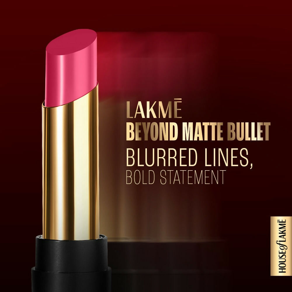 Lakme Absolute Beyond Matte Lipstick - 201 Pink Power - Distacart