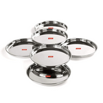 Thumbnail for Sumeet Stainless Steel Dinner Plates - Dista