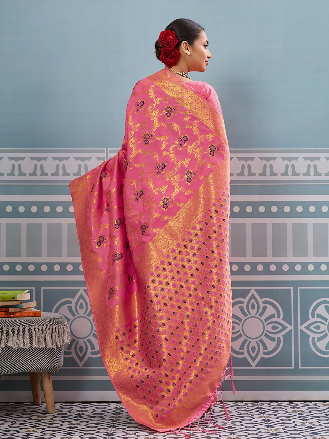 Astita Gajari Silk Saree