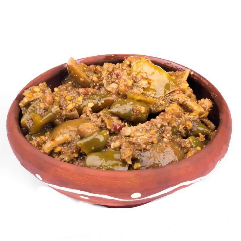 Jhaji Store Lemon, Ginger & Green Chilli Pickle - Distacart