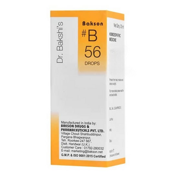Bakson's Homeopathy B56 Drops - Distacart