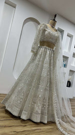 Thumbnail for Aastha Fashion White Designer Wedding Wear Lehenga Choli