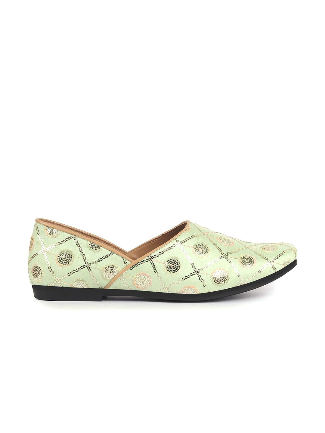 FAUSTO Men Embroidered Mojaris