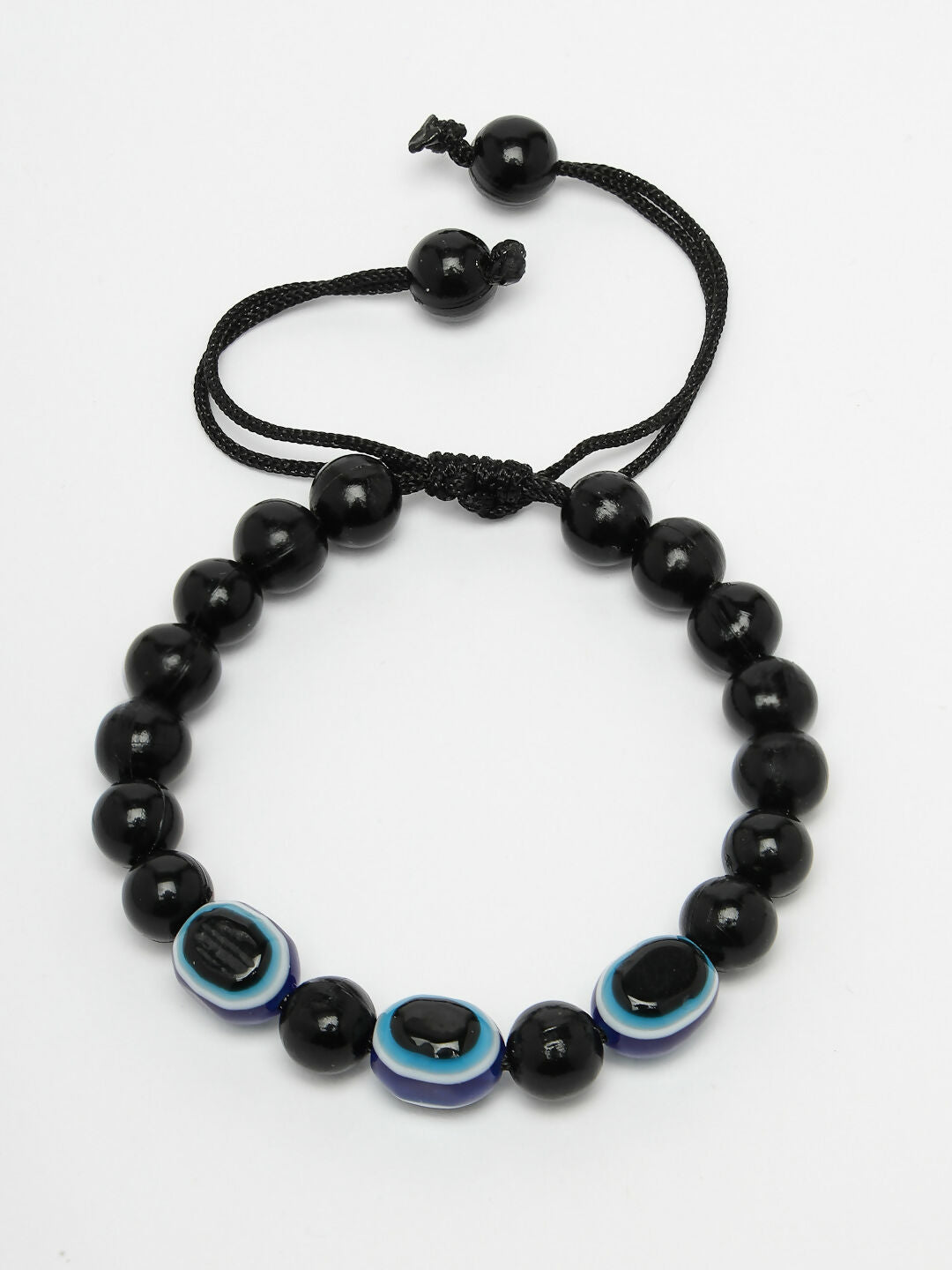 NVR Women & Men Black Evil Eye Rakhi With Roli Chawal - Distacart
