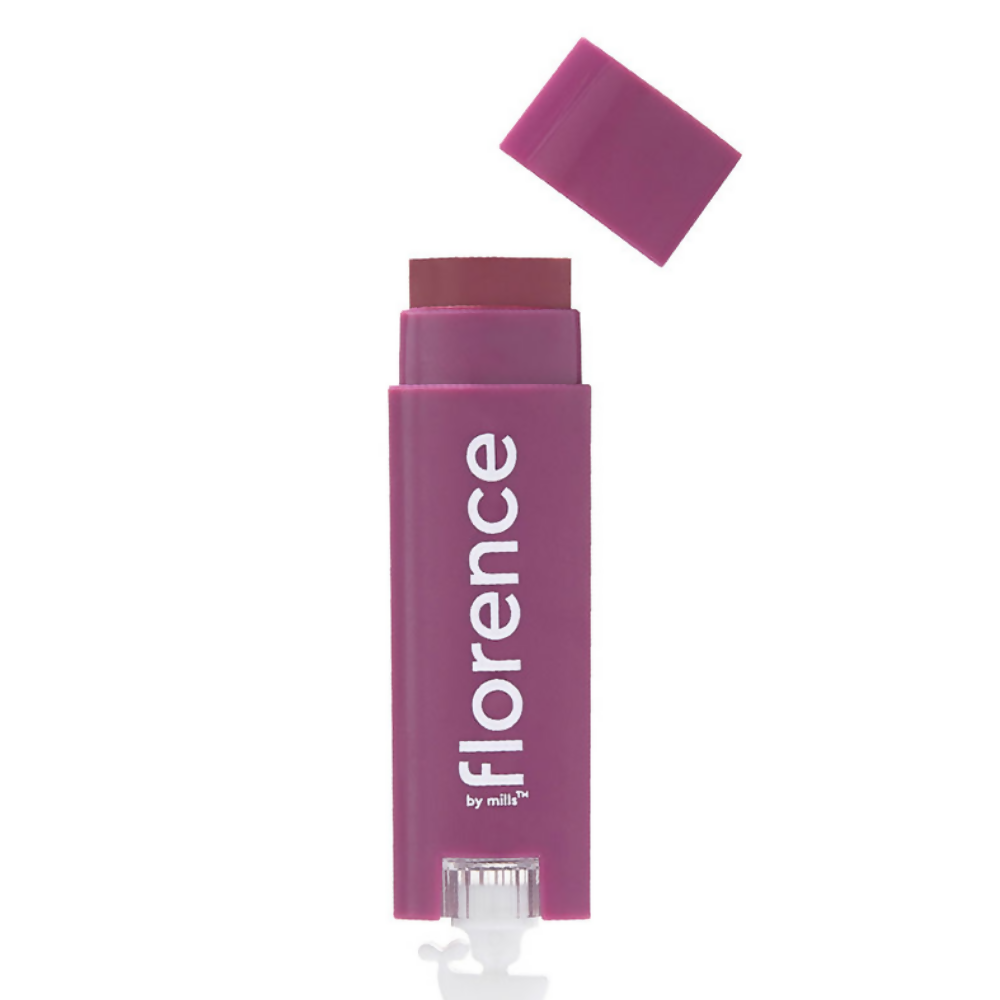 Florence by Mills Oh Whale! Tinted Lip Balm - Plum & Acai (Dark Purple) - Distacart