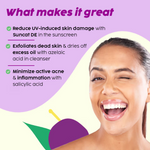 Thumbnail for PLIX The Plant Fix Jamun Active Acne Kit With Spf 50+ Sunscreen & Juicy Cleanser - Distacart