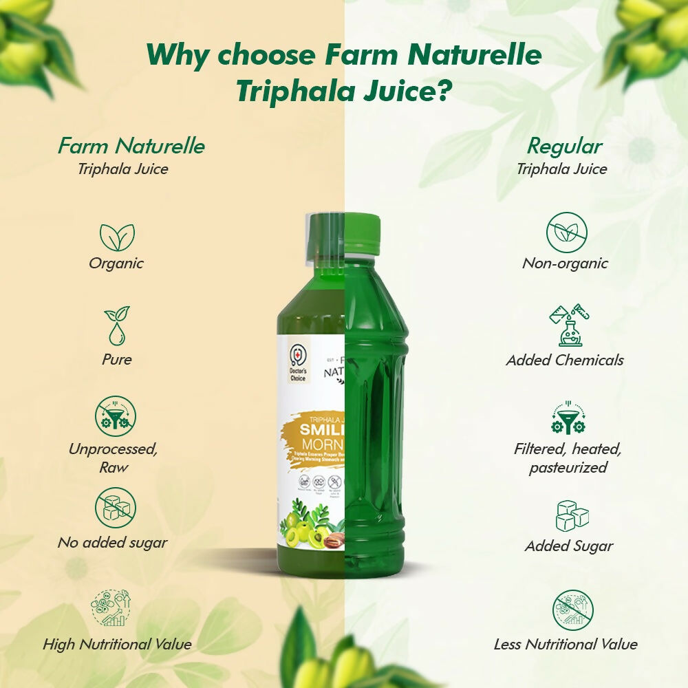 Farm Naturelle Triphala Juice - Herbal Digestive Tonic - Distacart