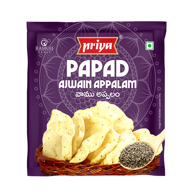 Priya Papad Ajwain Appalam - Distacart