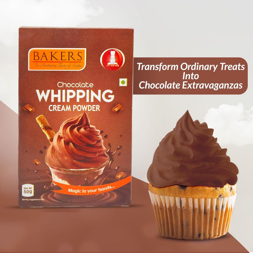 BAKERS Chocolate Whipping Cream Powder Mix - Dista