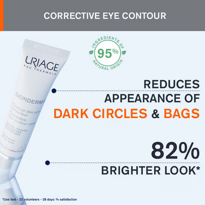 Uriage Depiderm Eye Cream with Vitamin C Destran Sulfate - Distacart