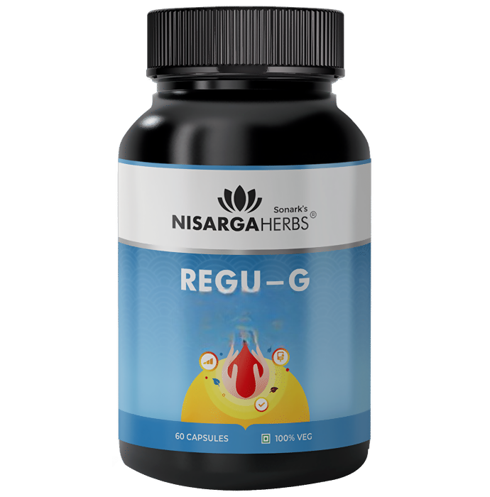 Nisarga Herbs Regu-G Veggie Capsules - Distacart
