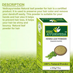 Thumbnail for VedicAyurveda Henna Leaf Powder - Dista