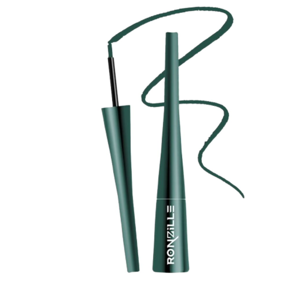 Ronzille Smudgeproof And Waterproof Liquid Matte Eyeliner - Green - Dista