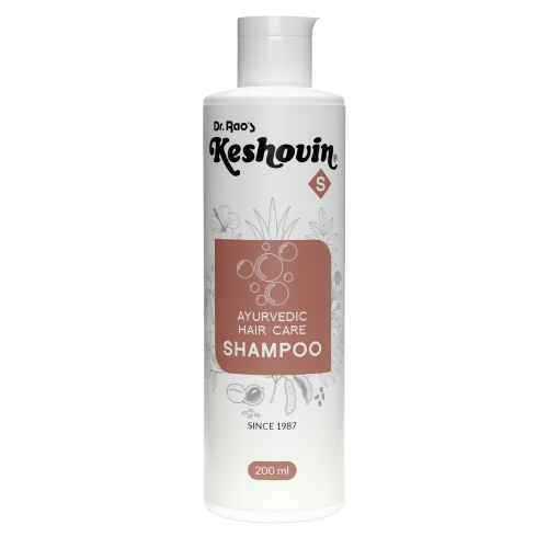 Dr. Rao's Keshovin Herbal Ayurvedic Hair Shampoo For Healthy Scalp And Hair Growth - Distacart