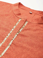 Thumbnail for Ahalyaa Women's Traditional wear Tunic - Orange - Distacart