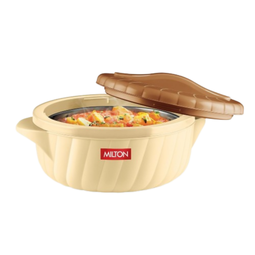 Milton Flora 1500 Insulated Inner Steel Casserole - Silky Cream - Dista
