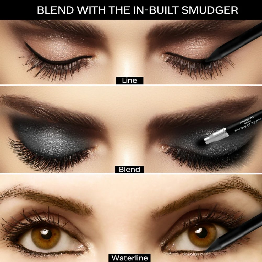 Faces Canada Intense Gel Kajal - Black - Distacart