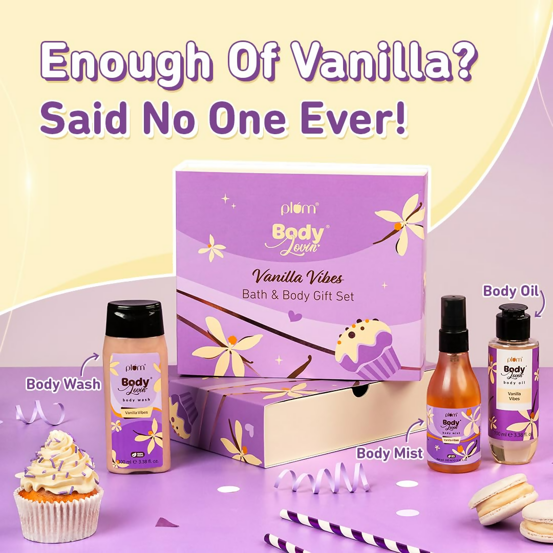 Plum BodyLovin' Vanilla Vibes Bath & Body Gift Set