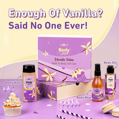 Plum BodyLovin' Vanilla Vibes Bath & Body Gift Set - Distacart