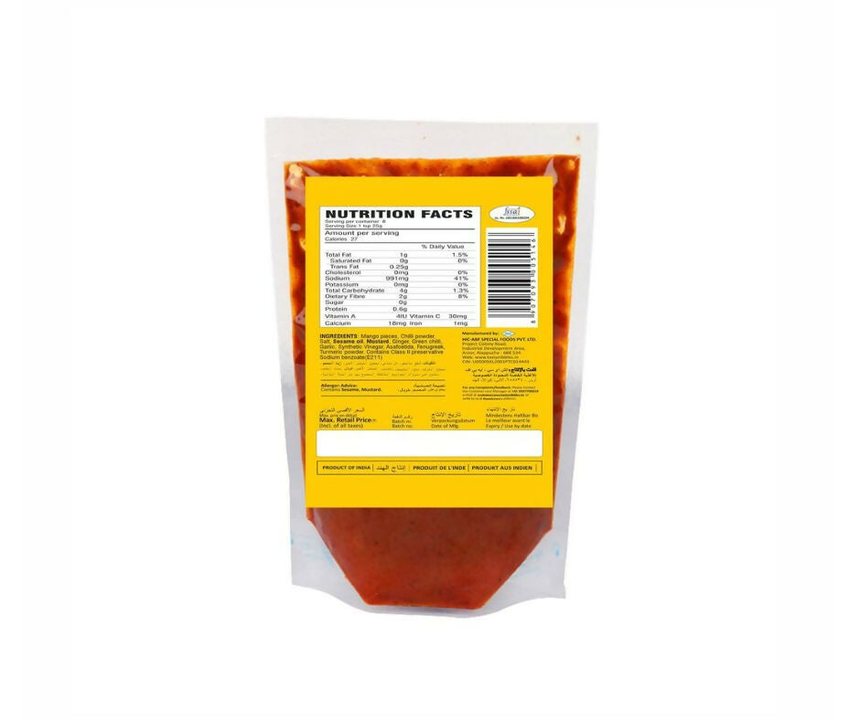 Tasty Nibbles Kaduku Mango Pickle - Distacart